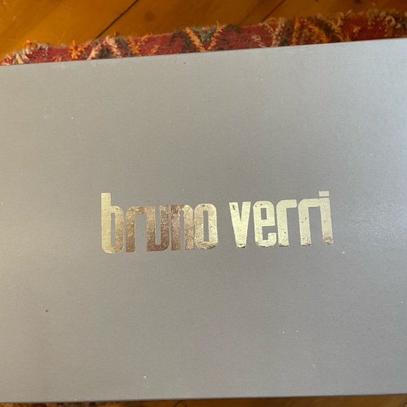 NIB $375 Bruno Verri All leather Hand Crafted brown derby Italy big Sale 50%more - Picture 12 of 13